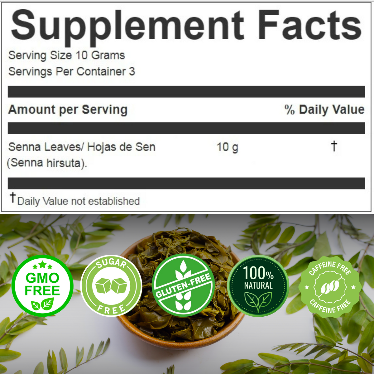 Senna Leaf Loose Herbal Tea