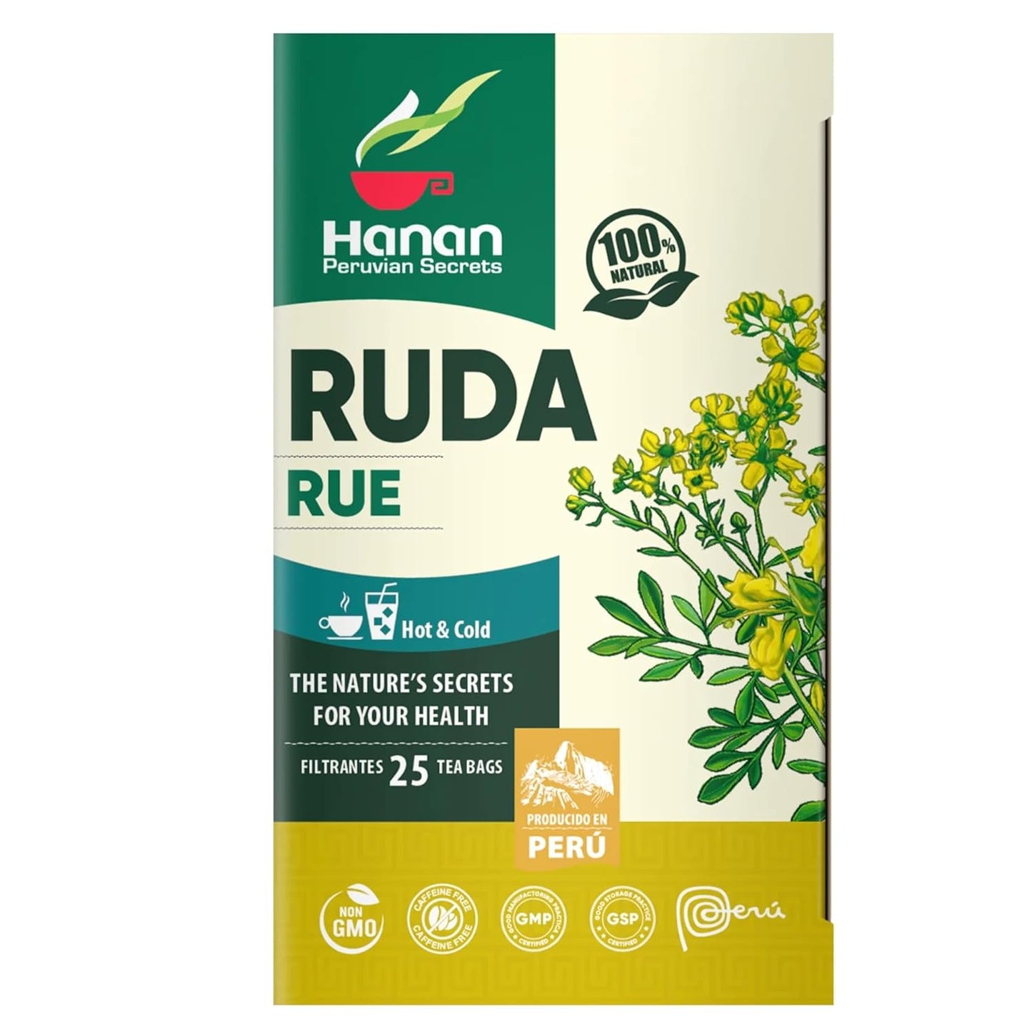 Te de Ruda (Rue) Tea Bags for Relaxation
