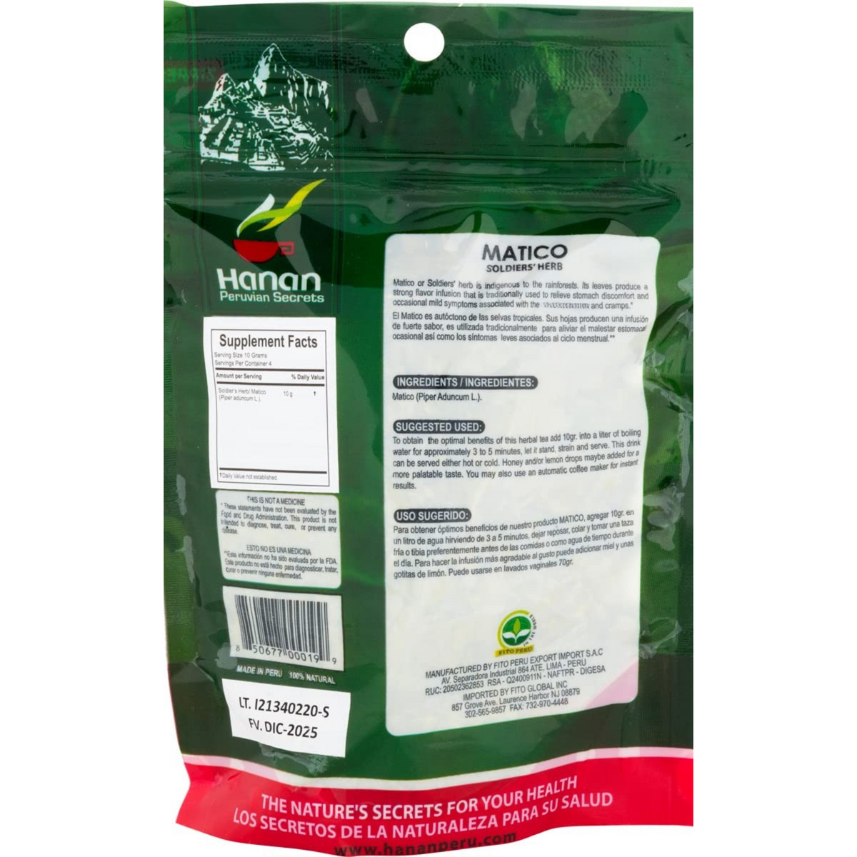 Te de Matico (Soldier's Herb)