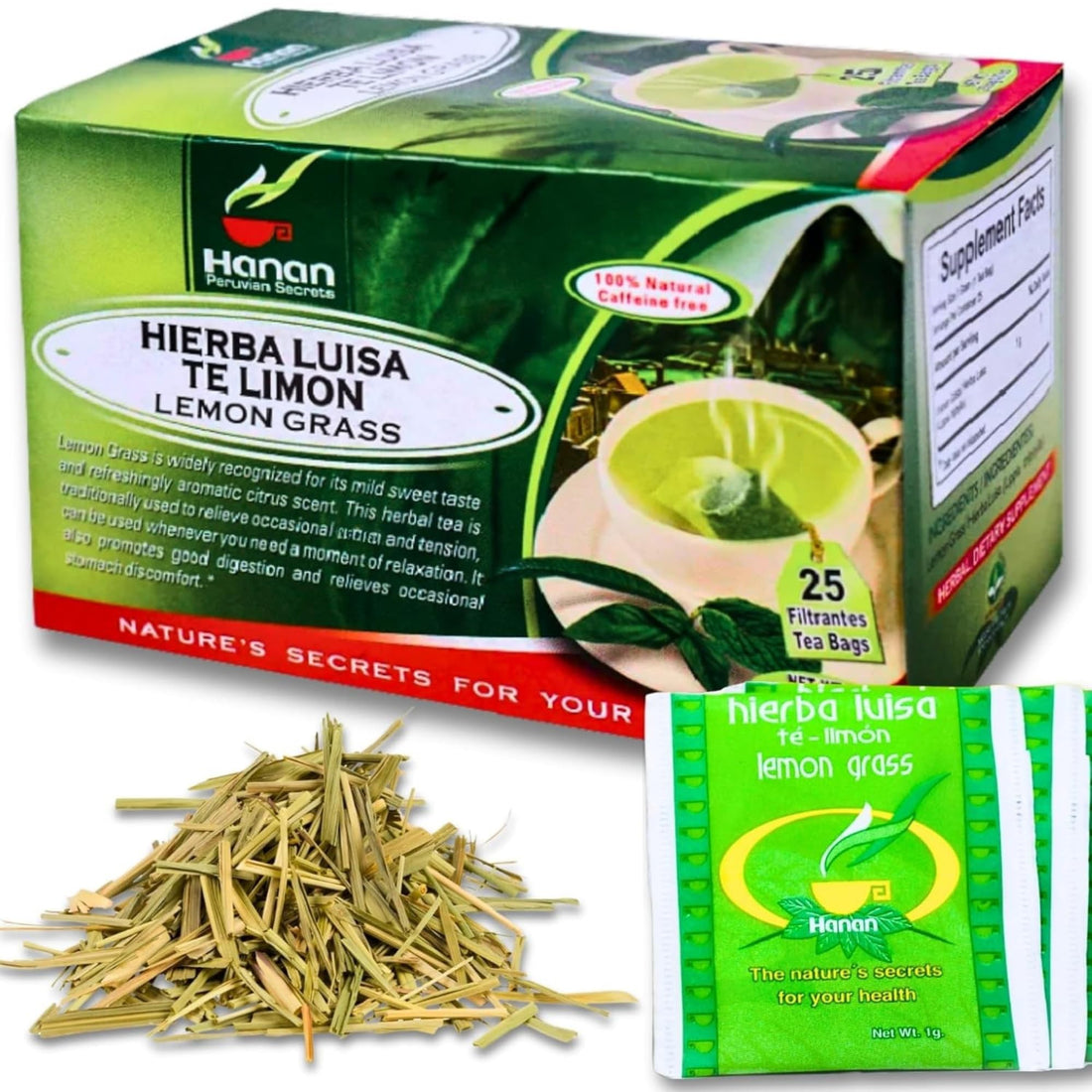 Lemongrass Tea (Hierba Luisa) from Peruvian Naturals