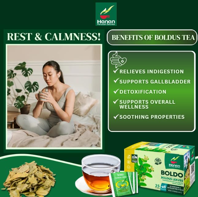 Boldus Herbal Tea - Boldo Leaves