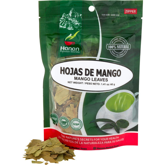 Hanan Te de Mango 40g – Mango Loose Leaf Tea Natural Herbal Tea from Peru (1.4oz)