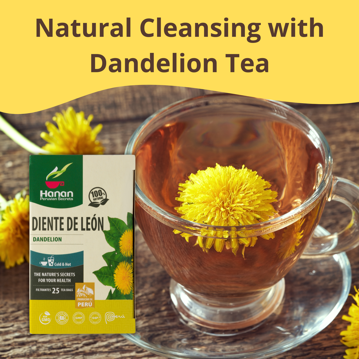 Dandelion Root Tea - Diente de Leon Te