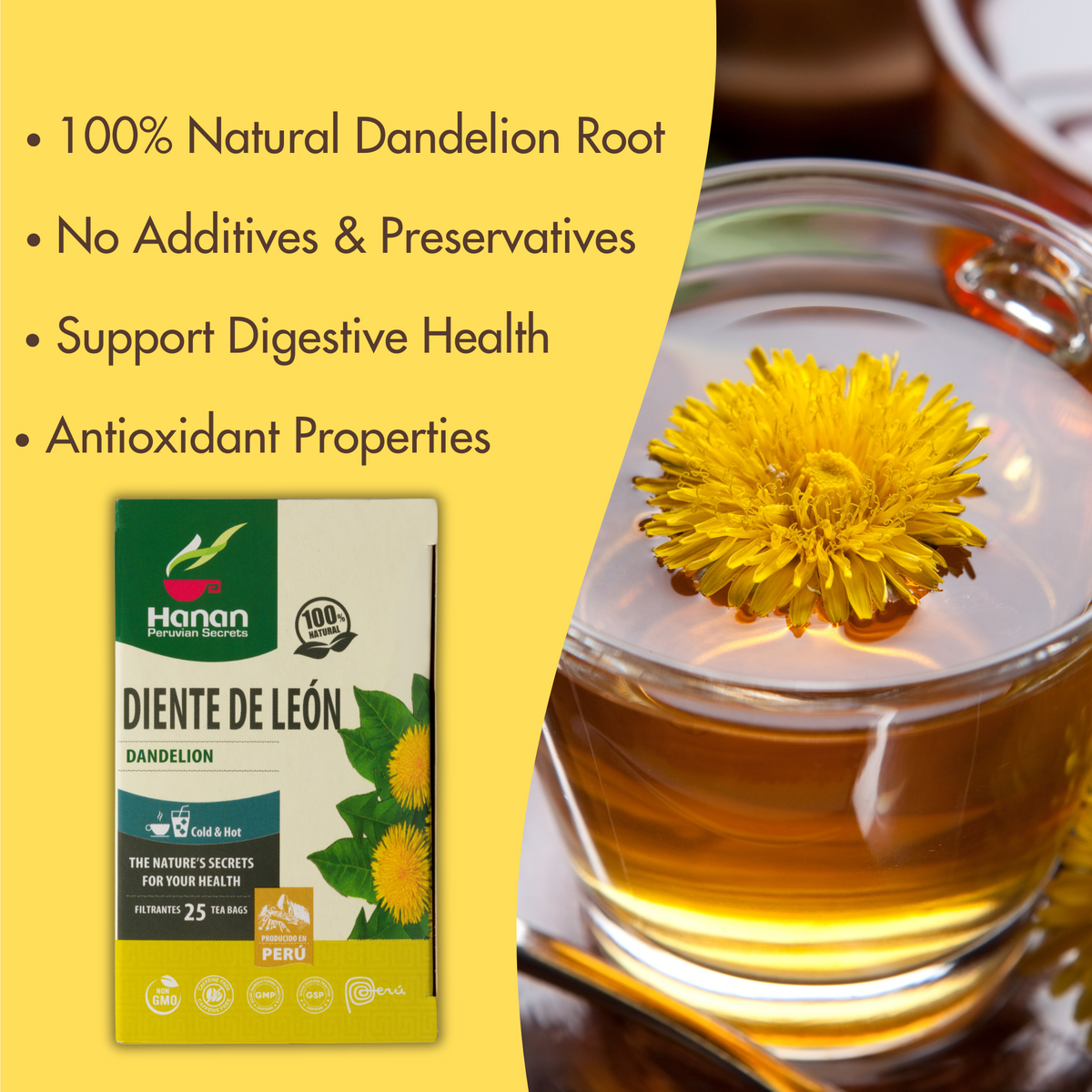 Dandelion Root Tea - Diente de Leon Te