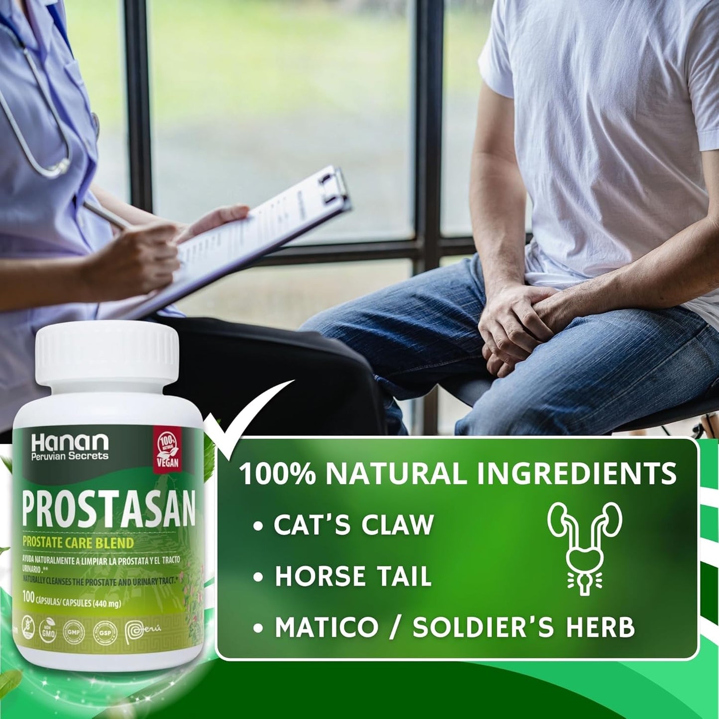 Prostate Supplements for Men 100 Capsules