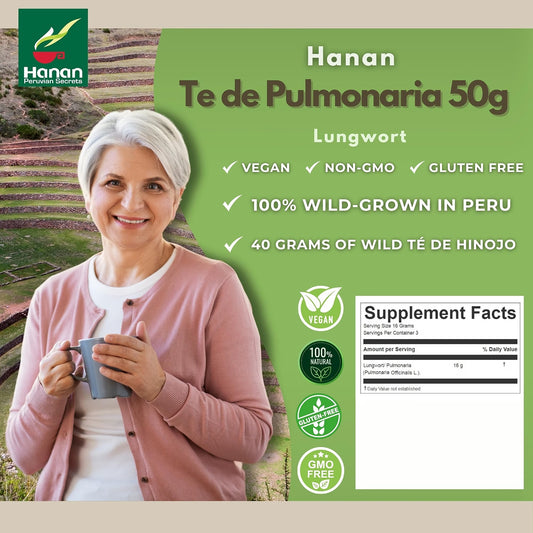 Te de Pulmonaria (Lungwort) Loose Leaf Herbal Tea from Peru | 50g