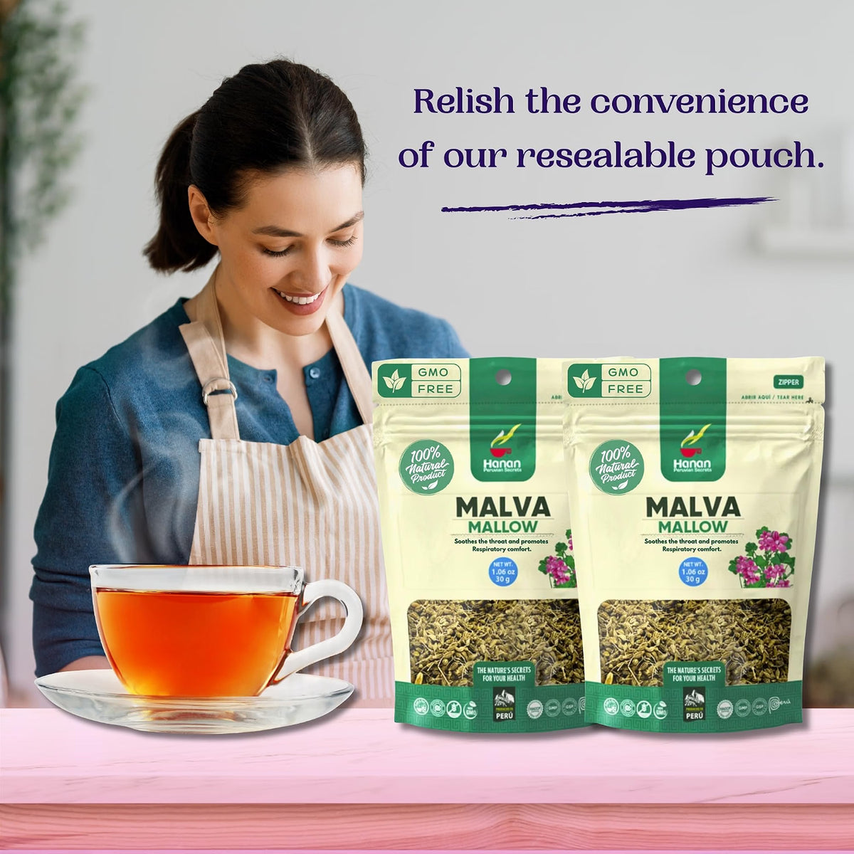 Mallow Tea Loose Leaf - Te de Malva