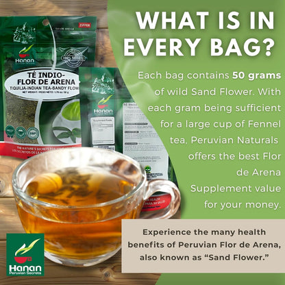 Flor de Arena Te (Tiquilia-Indian) - Sandy Flower Tea