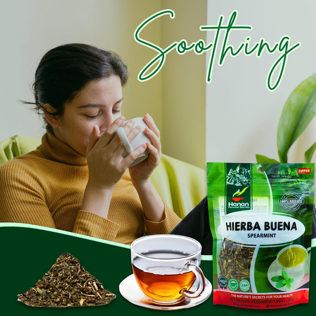 Spearmint Tea Loose Leaf (Hierba Buena)