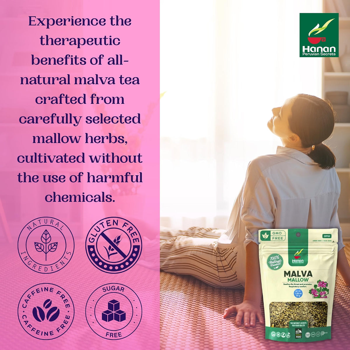 Mallow Tea Loose Leaf - Te de Malva