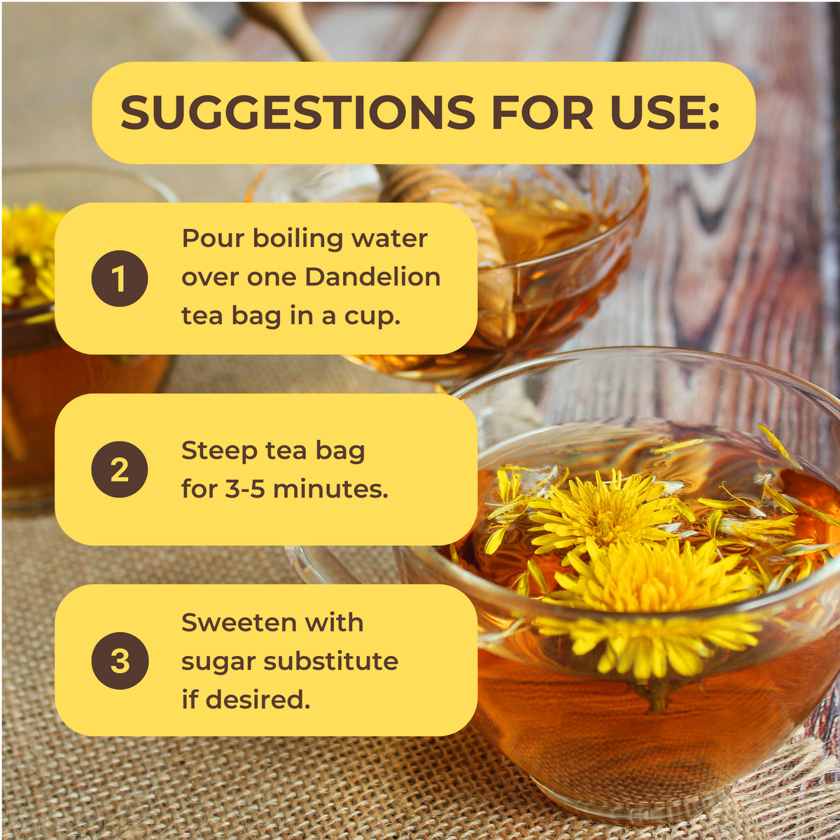 Dandelion Root Tea - Diente de Leon Te