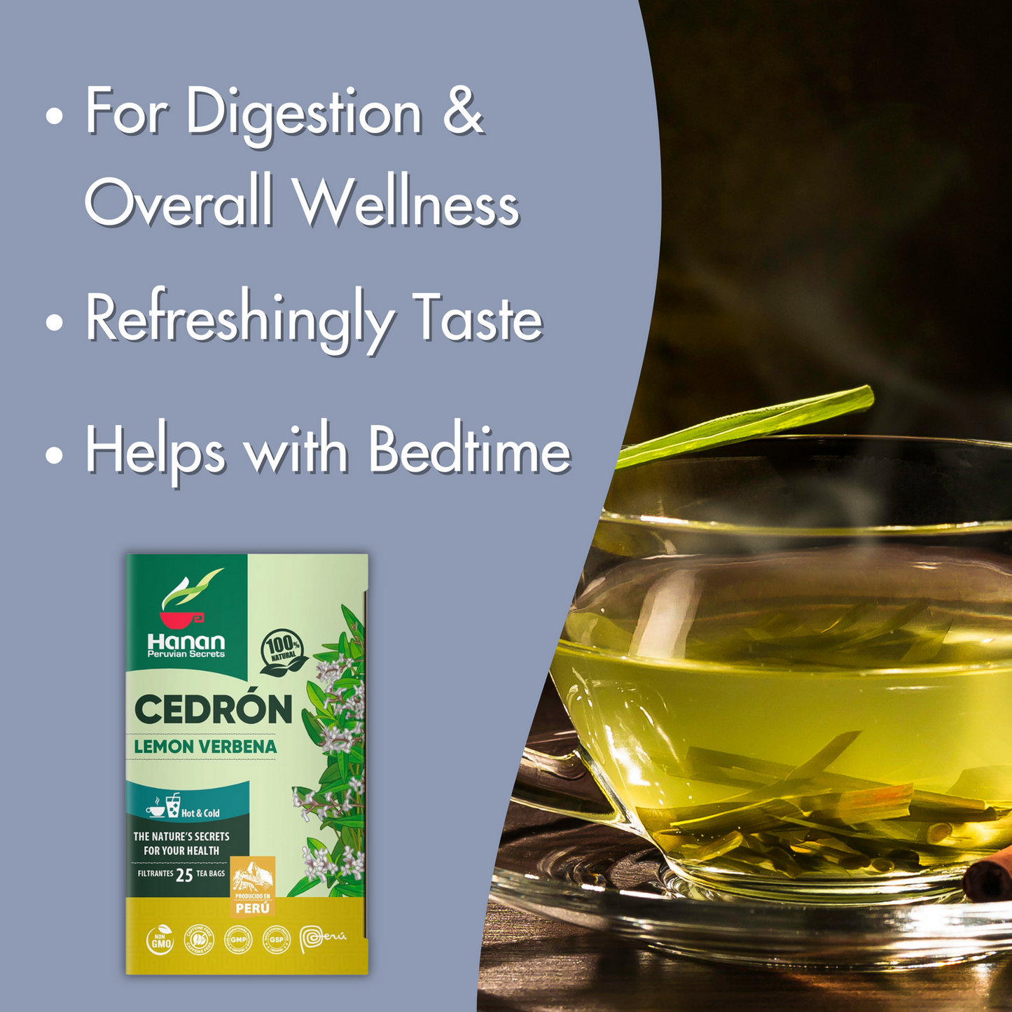 Lemon Verbena 25 Teabags - Te de Cedron