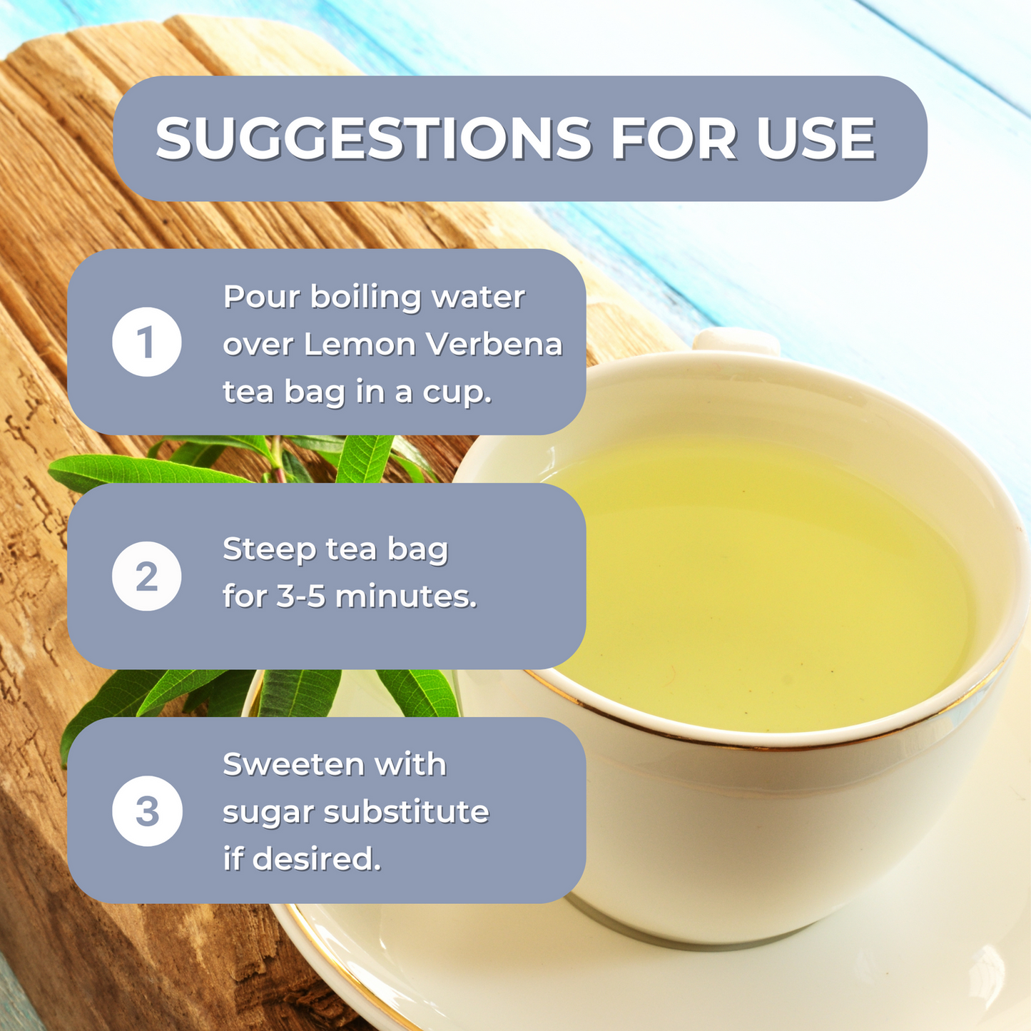 Lemon Verbena 25 Teabags - Te de Cedron