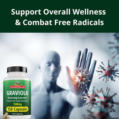 Graviola (Soursop) Capsules — Herbal Wellness Supplement