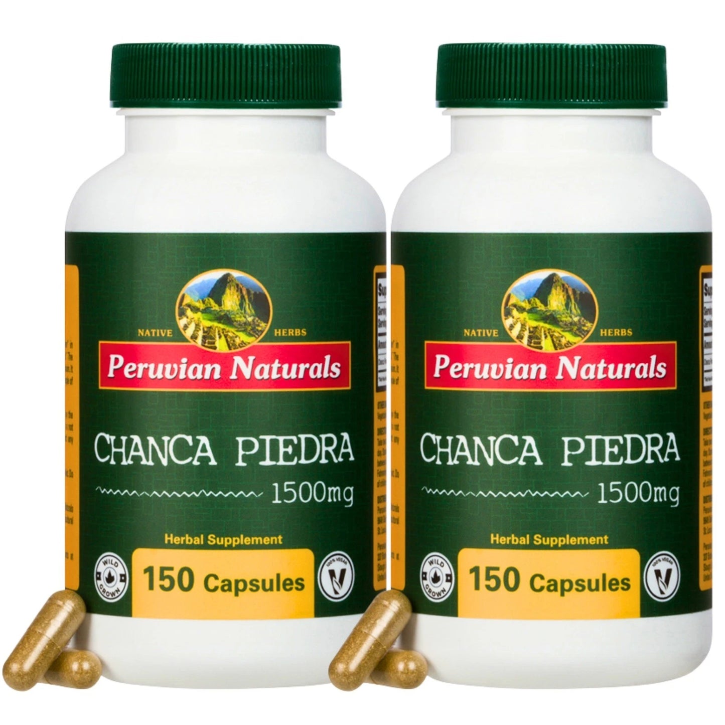 Peruvian Naturals Chanca Piedra Stone Breaker 300 capsules bottle — best-value kidney, gallbladder, and liver detox supplement