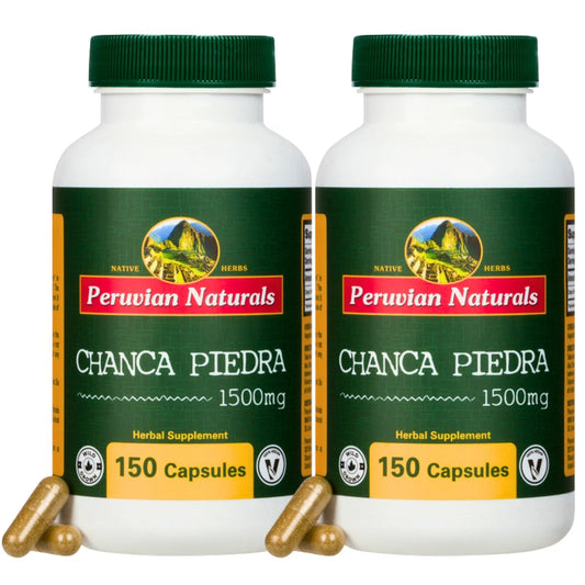 Peruvian Naturals Chanca Piedra Stone Breaker 300 capsules bottle — best-value kidney, gallbladder, and liver detox supplement