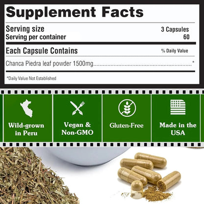 Chanca Piedra Stone Breaker 300 Capsules